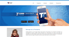Desktop Screenshot of dif.tijuana.gob.mx